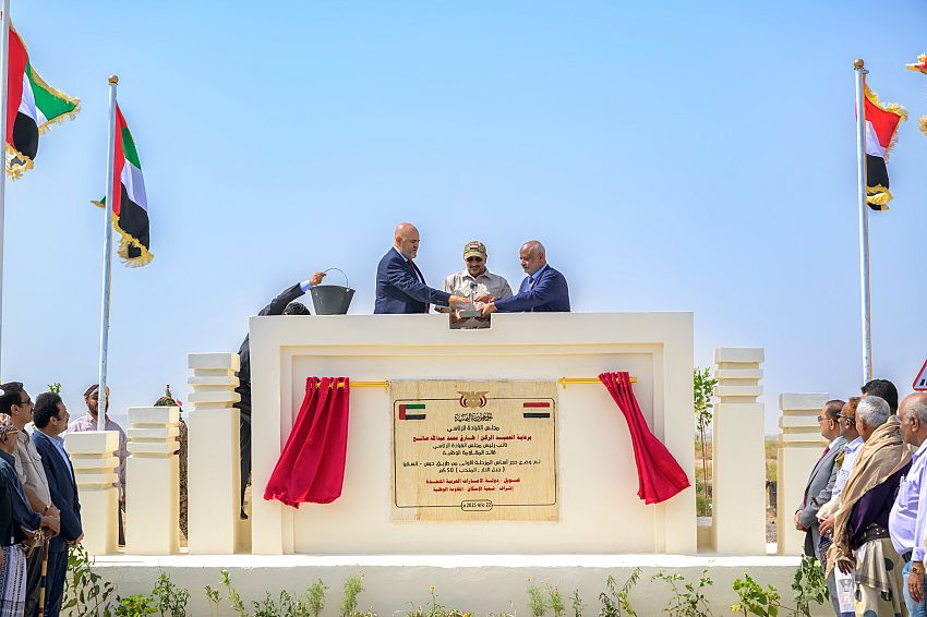 طارق صالح يفتتح ويدشن حزمة مشاريع في مجال الطرق تزامناً مع العيد الوطني 22 مايو