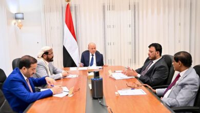 مجلس القيادة الرئاسي يناقش التطورات المحلية والاقليمية