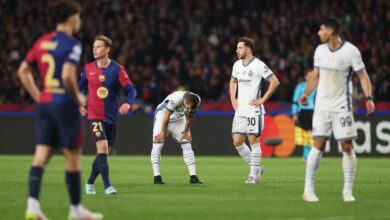 مباراة برشلونة ضد إنتر