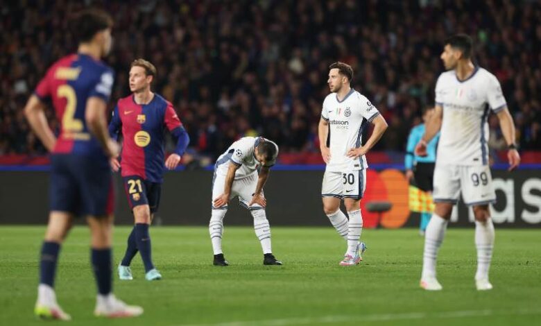 مباراة برشلونة ضد إنتر