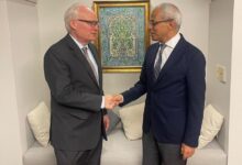 نائب وزير الخارجية يلتقي القائم بأعمال مساعد وزير الخارجية الامريكي لشؤون الشرق الادنى
