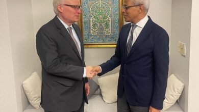 نائب وزير الخارجية يلتقي القائم بأعمال مساعد وزير الخارجية الامريكي لشؤون الشرق الادنى