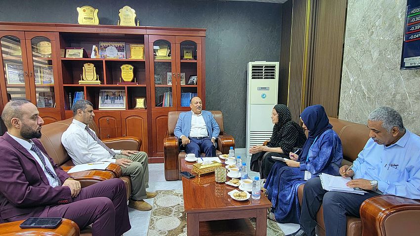 نائب وزير الصناعة يبحث مع مديرة برنامج الأغذية العالمي تعزيز التعاون المشترك