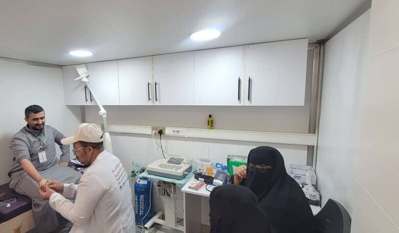 وزارة الصحة تقدم خدماتها للحجاج في منفذ الوديعة