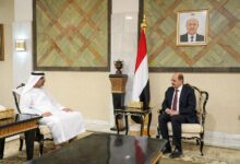 وزير الخارجية يبحث مع السفير الاماراتي تنسيق المواقف تجاه القضايا ذات الاهتمام المشترك