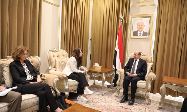 وزير الخارجية يلتقي المبعوثة النرويجية إلى اليمن