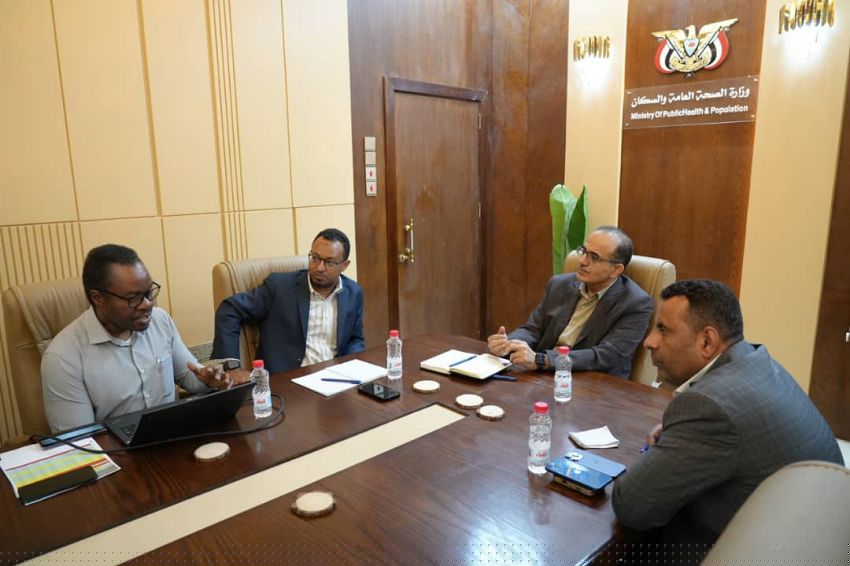 وزير الصحة يبحث مع فريق من اليونيسيف إستراتيجية تأثيرات خفض التمويل