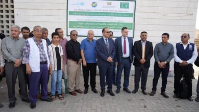 وزير الصحة يدشن حملة الرش والتوعية المجتمعية وتغيير السلوك ومكافحة الحميات