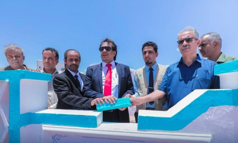 وضع حجر الاساس لمشروع بناء مركز البابطين الصحي بمدينة عتق