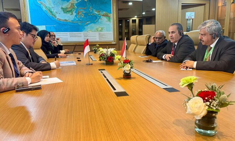 وفد مجلس النواب يلتقي هيئة برلمانية اندونيسية ويشارك بالاجتماع التشاوري العربي في جاكرتا