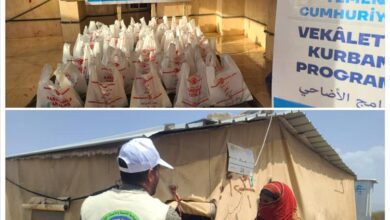 مؤسسة البادية  تنفذ مشروع الاضاحي لعام 1446 / 2025 بالشراكة والتعاون مع ( جمعية البر للتنمية ) بمحافظة الضالع