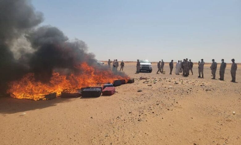 أمن وحماية منفذ الوديعة الحدودي يضبط أكثر من 5ر1 مليون قرص مخدر