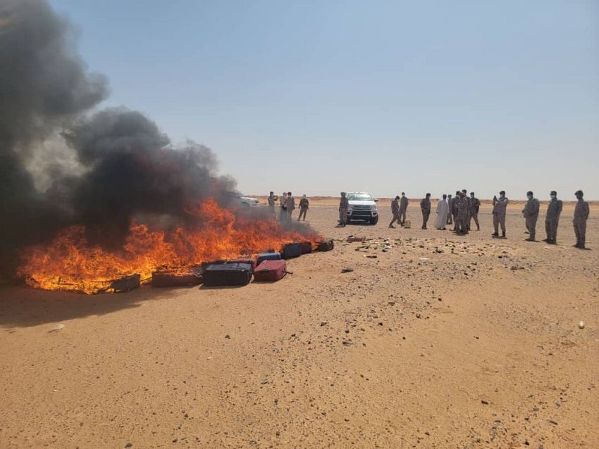 أمن وحماية منفذ الوديعة الحدودي يضبط أكثر من 5ر1 مليون قرص مخدر