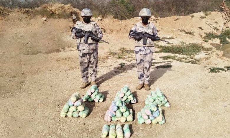 إحباط تهريب 58 كجم من القات في جازان