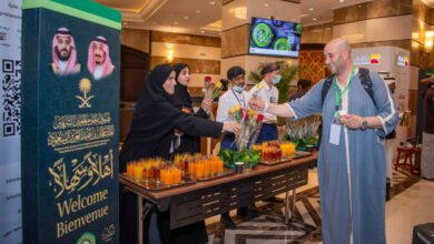 ضيوف خادم الحرمين يصلون إلى المدينة المنورة بعد أداء مناسك الحج