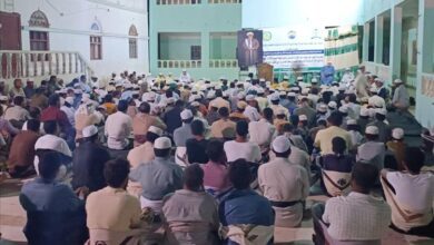 أهالي أحور يحيون الذكرى الثالثة لوفاة فقيد الأمة الإسلامية الحبيب أبي بكر العدني بن علي المشهور