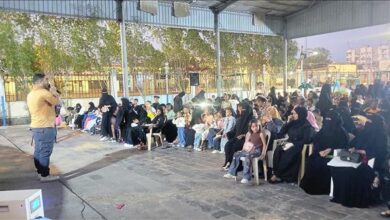 إدارة تنمية المرأة بالمعلا تحيي رابع أيام العيد بحفل فني وثقافي توعوي تحت شعار "نحو حي آمن صحيًا"