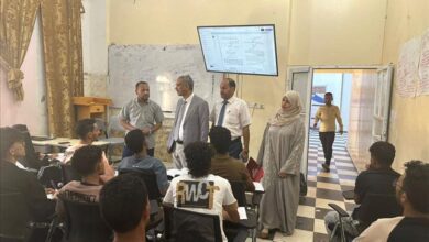 البروفيسور محمد الشعيبي يزور جامعة خليج عدن الدولية ويعقد عدد من الاجتماعات بقيادات وموظفي الجامعة