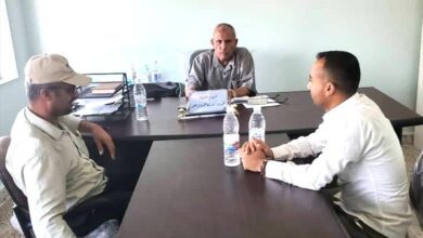 الدعيس يناقش مع وكالة SMPS ترتيبات تنفيذ مشروع تعزيز الأمن الغذائي في الشمايتين