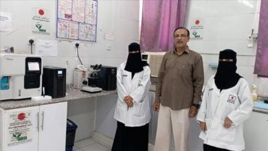 الدكتور المفلحي يزور مجمع كابوتا الصحي في المنصورة بمناسبة العيد
