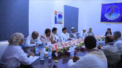 الصيادي يواصل عقد اجتماعاته بقيادات فروع المؤتمر بمديريات مارب