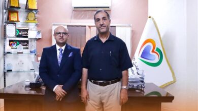 الطبيب الزائر الدكتور جهاد اليافعي يباشر استقبال الحالات في مستشفى عدن الألماني الدولي