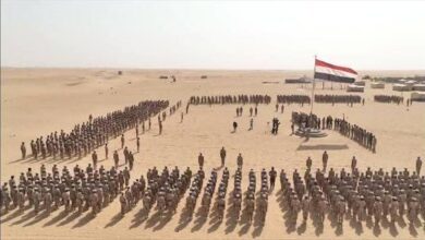 العميد عبدربه لعكب يتفقد لواء الاحتياط ويؤكد على رفع الجاهزية لمواجهة المليشيات الحوثية