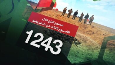 الفرق الهندسية لمشروع مسام تنزع "1243" لغمًا في الأراضي اليمنية خلال الأسبوع الثالث لشهر يونيو