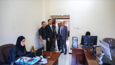 الكثيري يتفقد مستوى الانضباط الوظيفي في هيئات المجلس بعد إجازة عيد الأضحى