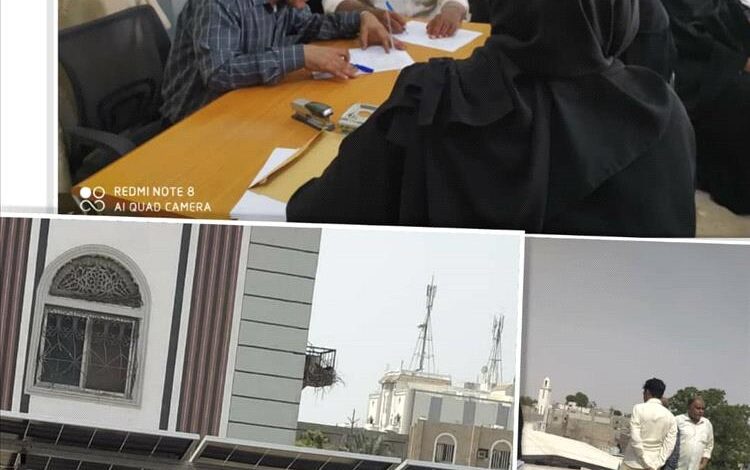 بجاش يُسلم مشروع منظمة البحث عن أرضية مشتركة المتدخل لدعم التعليم بمدرسة سامية مبروك بمديرية تبن