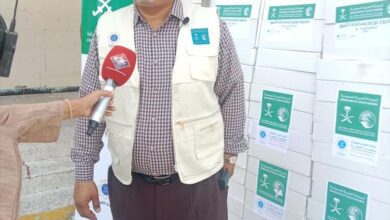 تدشين مشروع توزيع التمور لمركز الملك سلمان للأغاثة والاعمال الإنسانية