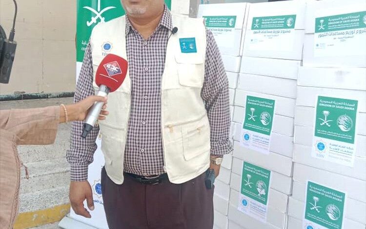 تدشين مشروع توزيع التمور لمركز الملك سلمان للأغاثة والاعمال الإنسانية