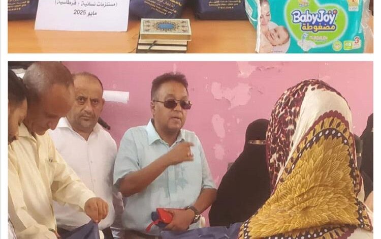 دعمٌ تعليمي وإنساني لنزيلات سجن عدن من إدارة محو الأمية