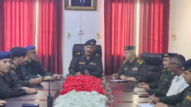 ديوان وزارة الداخلية بسيئون يعقد الاجتماع الأسبوعي القيادي
