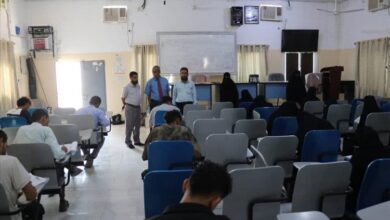 رئيس جامعة أبين يدشن الامتحانات النهائية للفصل الدراسي الثاني للعام الجامعي 2024-2025م