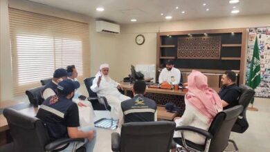 رئيس لجنة مكتب شؤون حجاج اليمن بالمدينة المنورة يزور محطة استقبال الحجاج ويطلع على الجاهزية لاستقبال ضيوف الرحمن