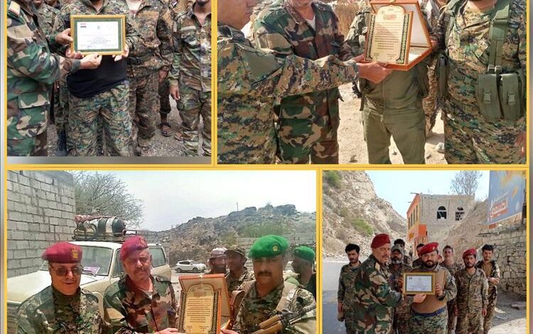 ركن التوجيه المعنوي في قوات حزام يافع الأمني ينفذ زيارة ميدانية لعددٍ من القطاعات والنقاط الأمنية