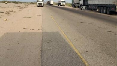 سائقو شاحنات يشيدون بدور قائد عمليات حزام أحور في منع عمليات التقطع