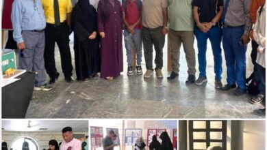 قسم الفنون بكلية الآداب بعدن يدشن الامتحانات التطبيقية