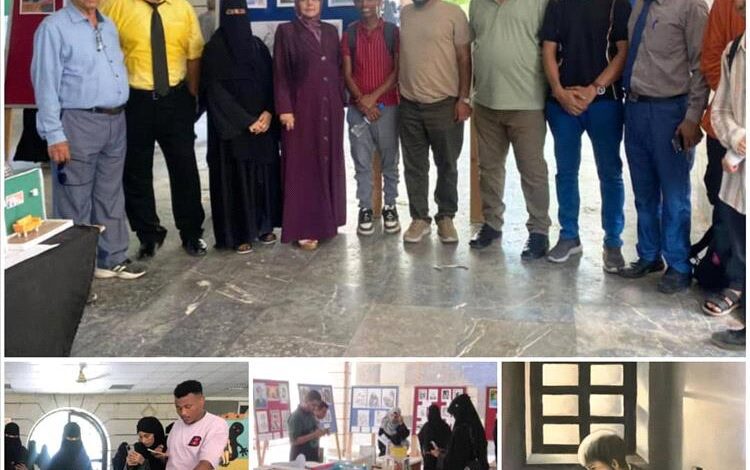 قسم الفنون بكلية الآداب بعدن يدشن الامتحانات التطبيقية
