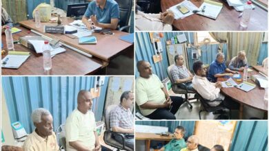 مؤسسة المياه بعدن تناقش خطة العمل بعد إجازة العيد وتحديات التوزيع في المناطق الجبلية