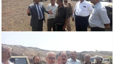 محافظ الضالع يؤكد على اهمية تاهيل وسفلتة خط الدائري الشرقي  لمدينة الضالع لتخفيف حالة الازدحام وتنظيم حركة السير.