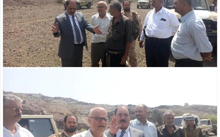 محافظ الضالع يؤكد على اهمية تاهيل وسفلتة خط الدائري الشرقي  لمدينة الضالع لتخفيف حالة الازدحام وتنظيم حركة السير.