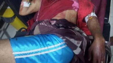 محاولة ذبح مواطن عقب استدراجه من قبل مجهولين في تعز.. صورة