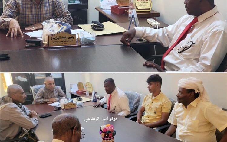 مدير الشؤون الاجتماعية بأبين يلتقي رئيس مؤسسة ابتسامة لمرضى السرطان ويؤكد دعمه لجهودها في خدمة المرضى