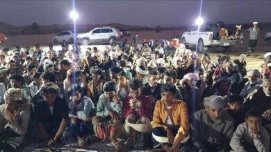 مهرجان تراثي سنوي لقبيلة بيت القرزات في غيل بن يمين