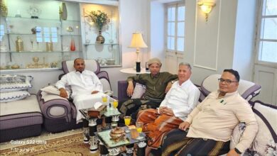 نقابة المهندسين اليمنيين بحضرموت في زيارة الى المهندس علي بارجاء بمدينة سيئون