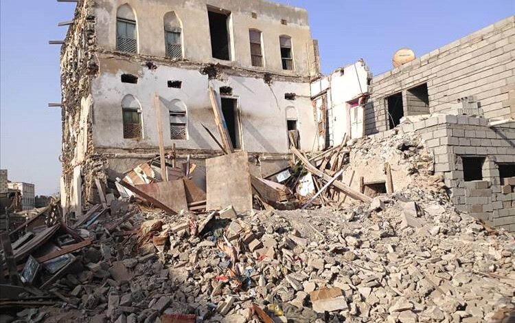 وفاة مواطن جراء انهيار منزلة في بئر علي بشبوة