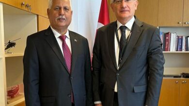 السفير طريق يلتقي رئيس دائرة الشرق الأوسط وشمال أفريقيا في الخارجية التركية