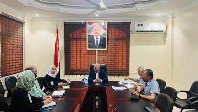 الشرجبي يناقش مع وفد الصليب الأحمر الدولي التحضيرات لورشة تطوير قطاع المياه في عدن